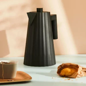 Alessi Plisse Electric Kettle 1.7L Black